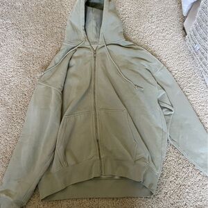 Brandy Melville light green zip up